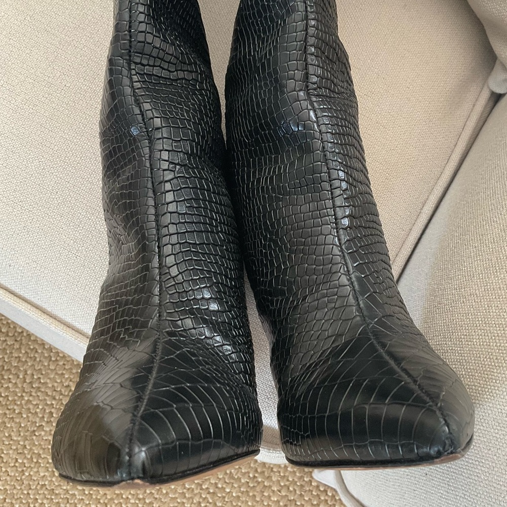 Schutz Maryana Boots in Black - Picture 4 of 9